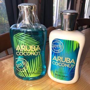 Bath Body Works Aruba Coconut Shower Gel & Lotion
